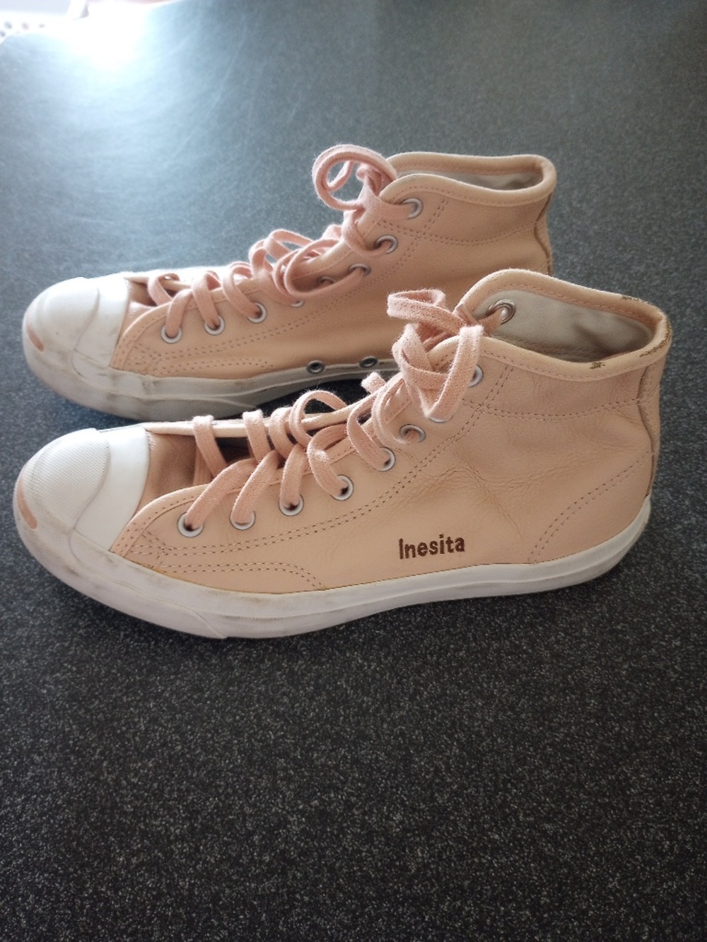 Converse Jack Purcell Custom “Inesita” Sneakers – Size 7.5 – Leather